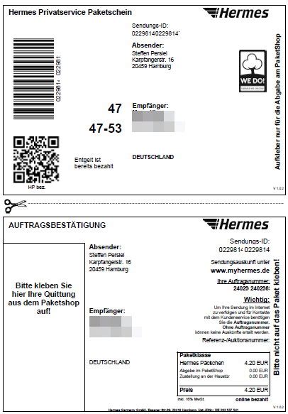 hermes paket olching|hermes schein kaufen.